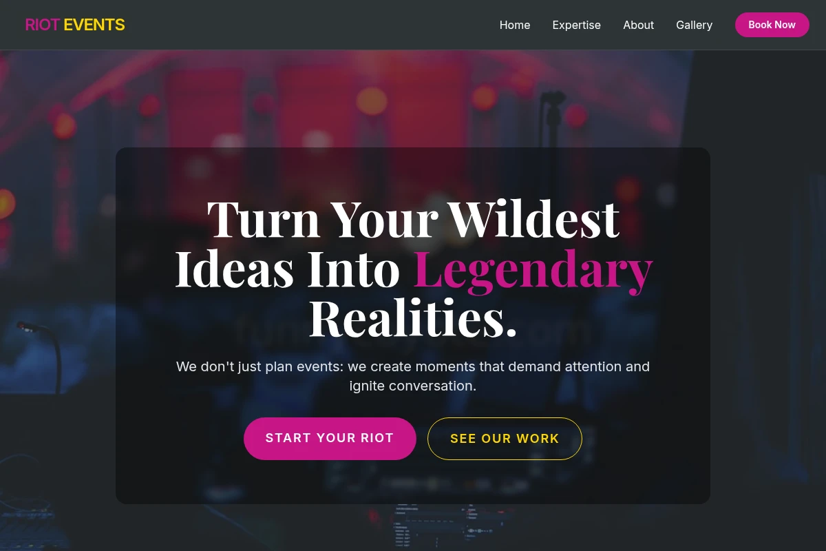 Riot Event Planning
